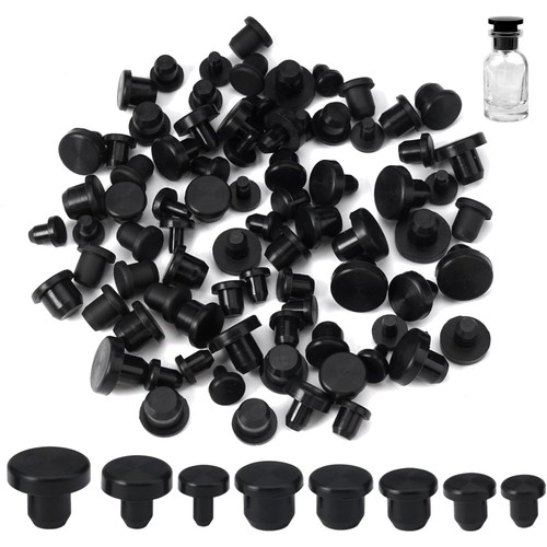 Schwarz verschlussstopfen set - schwarz,